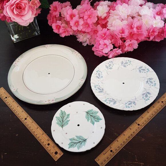 Handmade 3 Tier Cake Stand Wedding Tea Party Dessert Cupcake Serving Tray Gift - Picture 10 of 11